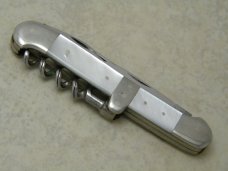 IXL George Wostenholm Sheffield England Mother of Pearl Corkscrew Champaign Knife
