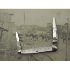 Schatt & Morgan, Keystone Series IX, Pearl Handled Half Whittler, #052146