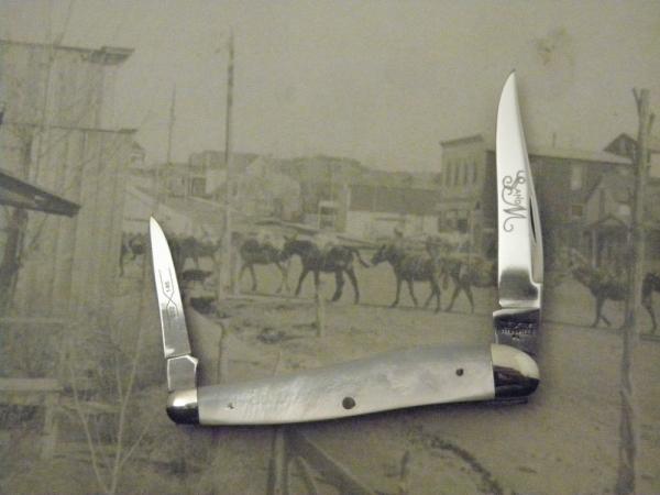 Schatt & Morgan, Keystone Series IX, Pearl Handled Half Whittler, #052146