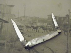 Schatt & Morgan, Keystone Series IX, Pearl Handled Half Whittler, #052146