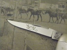 Schatt & Morgan, Keystone Series IX, Pearl Handled Half Whittler, #052146