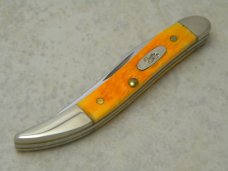 Case XX USA 2001 Orange Bone 610096 SS Tiny Toothpick Knife in Box