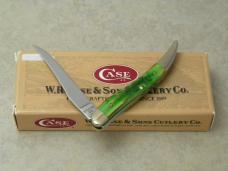 Case XX USA 1998 Lizard Green Bone 610096 SS Tiny Toothpick Knife in Box