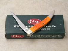 Case XX USA 2008 Tangerine Bone 610096 SS Tiny Toothpick Knife in Box