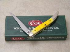 Case XX USA 2001 Yellow Bone 610096 SS Tiny Toothpick Knife in Box
