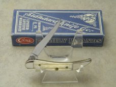 Standard Knife Co. (Case Family Brands) 2009 Natural Bone 610096 SS Tiny Toothpick Knife in Box