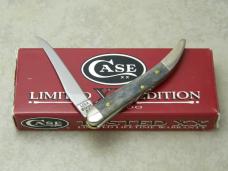 Case XX USA 2000 Smooth Black Bone 610096 SS Limited Edition 1 of 2500 Tiny Toothpick Knife in Box