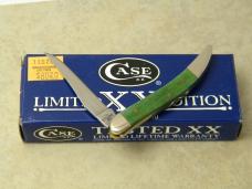 Case XX USA 2013 Smooth Moss Green Bone 610096 SS Limited Edition Tiny Toothpick Knife in Box