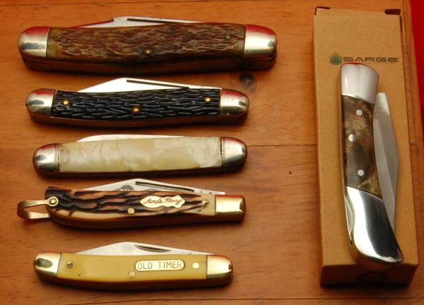 Lot #10- Sarge, Schrade, Kutmaster and Imperial - Big Savings on This 6 Knife Lot! Lot #10- Sarge, Schrade, Kutmaster and Imperial - Big Savings on This 6 Knife Lot!