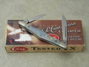 Case XX USA 2011 Ultra Violet Bone 62156 SS Tuxedo Knife in Box