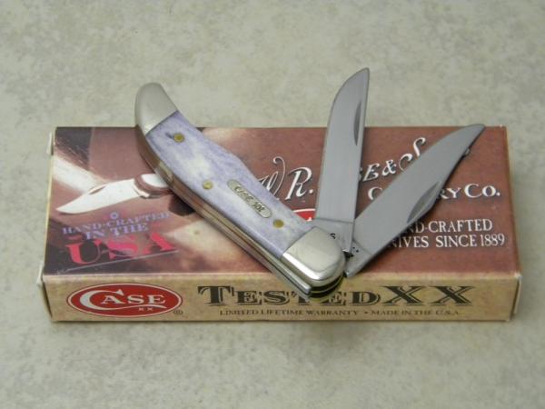 Case XX USA 2011 Ultra Violet Bone TH62165 SS Tiny Folding Hunter Knife in Box Case XX USA 2011 Ultra Violet Bone TH62165 SS Tiny Folding Hunter Knife in Box