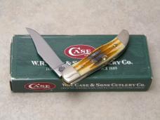 Case XX USA 2001 Tommy Hart Antique Bone TH61165 SS Tiny Folding Hunter Knife in Box