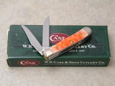 Case XX USA 2005 Salmon Bone 62154W SS Wharncliffe Tiny Trapper Knife in Box