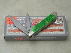 Case XX USA 2011 Clover Green Bone 6220 SS Peanut Knife in Box