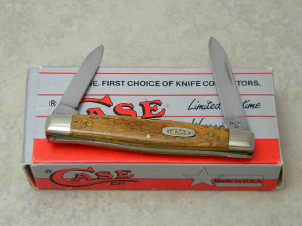 Case XX SS USA 1 Dot (1989) Curly Maple 72042 SS Pen Knife in Box