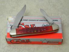 Case XX USA 6 Dot (1994) Dark Red Bone DR62109X SS Baby Copperhead Knife in Box