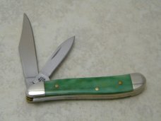 Case XX USA 2013 Moss Green Bone 6220 SS Limited Edition 1 of 3000 Peanut Knife in Box