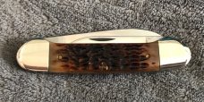 Case XX 1989 USA 62131 Canoe Chestnut Jig Bone Handle