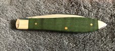 CASE XX USA GREEN CURLY MAPLE TEARDROP JACK KNIFE NICE TB71028W SS 2016 (3897)