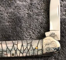 CASE XX 62131 CANOE KNIFE / BLACK BONE HANDLES 2006