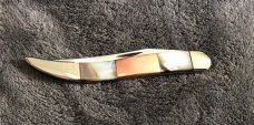 Case XX Toothpick Black Lipped Pearl and Copper Custom Handle