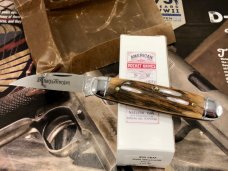 Schatt & Morgan 99 Mammoth Ivory Bark Executive Jack Knife SUPER RARE  Queen Cutlery Tuna Valley