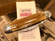 Schatt & Morgan 99 Mammoth Ivory Bark Executive Jack Knife SUPER RARE  Queen Cutlery Tuna Valley