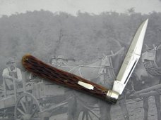 Schatt & Morgan, Keystone Series I, Peach Seed Bone Slim Trapper, #041811: 1991