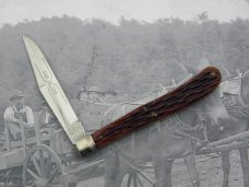 Schatt & Morgan, Keystone Series I, Peach Seed Bone Slim Trapper, #041811: 1991