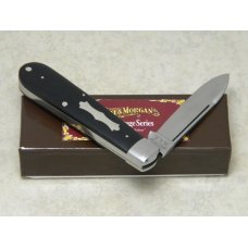 Schatt & Morgan Gowanda NY Heritage Series Ebony No. 1213 Jack Knife in Box c.2011