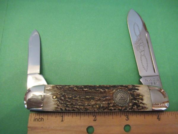 Queen 1981  Equal End Stag Handle Made For The NKCA 