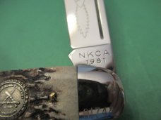 Queen 1981  Equal End Stag Handle Made For The NKCA 