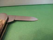 Queen 1981  Equal End Stag Handle Made For The NKCA 