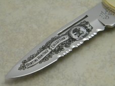Case XX USA 2003 Bone 59L SS Hunting Heritage Collection Lockback Knife & Pouch