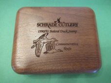 Schrade Cutlery 1990/91 Federal Duck Stamp  Muskrat Model DS4