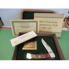 Schrade Ducks Federal Stamp Folding Hunter LockBack 19891990