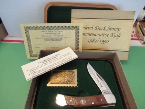 Schrade Ducks Federal Stamp Folding Hunter LockBack 1989/1990