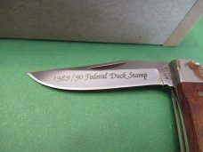 Schrade Ducks Federal Stamp Folding Hunter LockBack 1989/1990