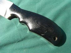 Rick Frigault custom tactical fighter fixed blade knife with kydex sheath