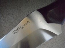 Rick Frigault custom tactical fighter fixed blade knife with kydex sheath