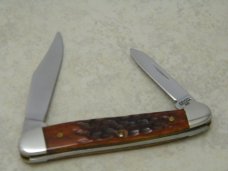 Case XX USA 2 Dot (1998) NKCA Youth Knife Bone 62109X  SS Baby Copperhead