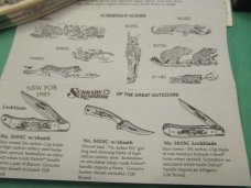 Schrade 1984 Scrimshaw  Stockman Model # SC505 