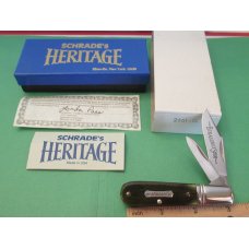 Schrade 1983 Heritage Green Bone Barlow Pattern # 2661