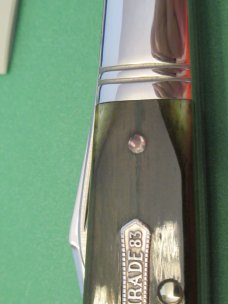 Schrade 1983 Heritage Green  Bone Barlow Pattern # 2661