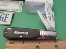 Schrade 1983 Heritage Green  Bone Barlow Pattern # 2661