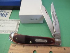 Schrade 1983 Heritage Brown Bone Trapper Pattern # 2941