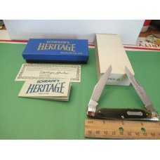 Schrade 1983 Heritage Green Bone Muskrat Pattern 7801