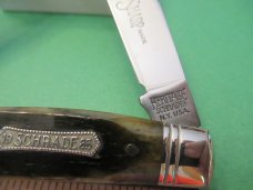 Schrade 1983 Heritage Green  Bone Muskrat Pattern # 7801 