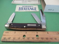 Schrade Heritage Brown  Bone Stockman Pattern # 8801