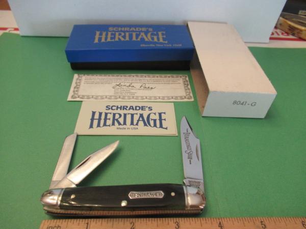 Schrade Heritage Green Bone Whittler Pattern # 8041 Schrade Heritage Green Bone Whittler Pattern # 8041